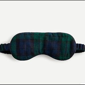 Flannel eye mask in Black Watch tartan